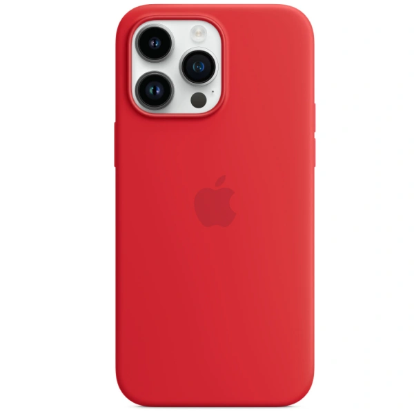 Чехол Apple для iPhone 14 Pro Max Silicone Case with MagSafe (MPTR3ZM/A) (PRODUCT)RED - фото 2