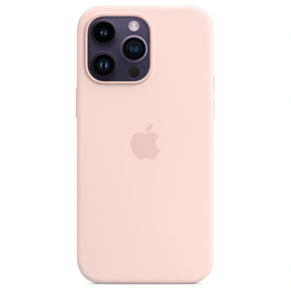 Чехол Apple для iPhone 14 Pro Max Silicone Case with MagSafe (MPTT3ZM/A) Chalk Pink