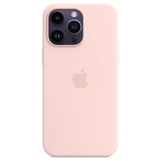 Чехол Apple для iPhone 14 Pro Max Silicone Case with MagSafe (MPTT3ZM/A) Chalk Pink