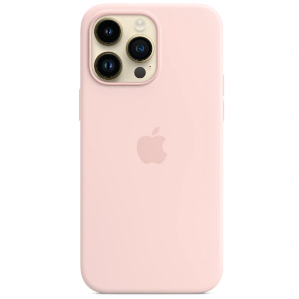 Чехол Apple для iPhone 14 Pro Max Silicone Case with MagSafe (MPTT3ZM/A) Chalk Pink - фото 2