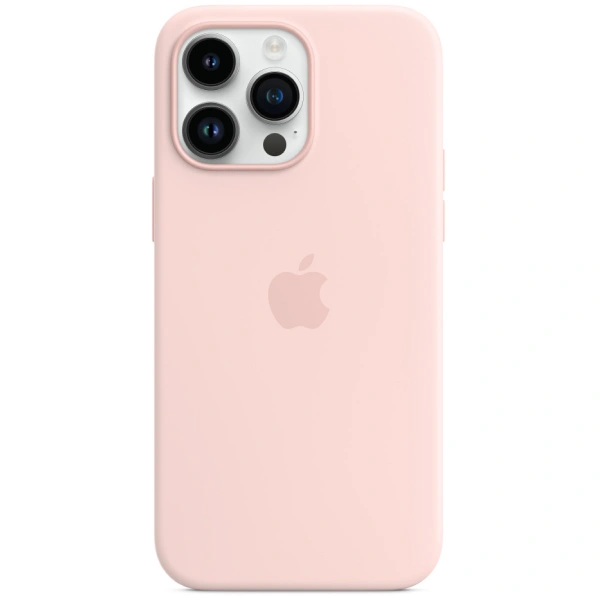 Чехол Apple для iPhone 14 Pro Max Silicone Case with MagSafe (MPTT3ZM/A) Chalk Pink - фото 3