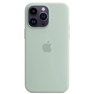 Чехол Apple для iPhone 14 Pro Max Silicone Case with MagSafe (MPTY3ZM/A) Succulent