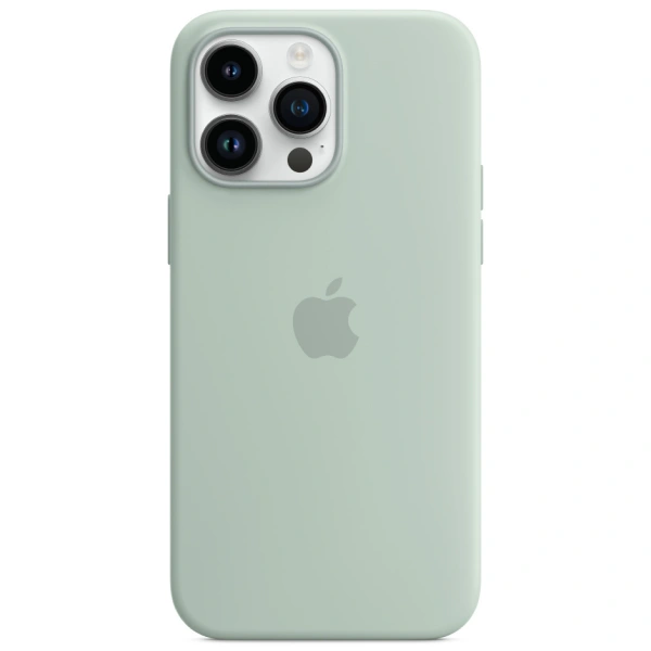 Чехол Apple для iPhone 14 Pro Max Silicone Case with MagSafe (MPTY3ZM/A) Succulent - фото 3