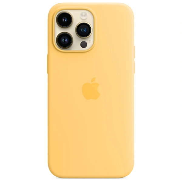 Чехол Apple для iPhone 14 Pro Max Silicone Case with MagSafe (MPU03ZM/A) Sunglow - фото 3