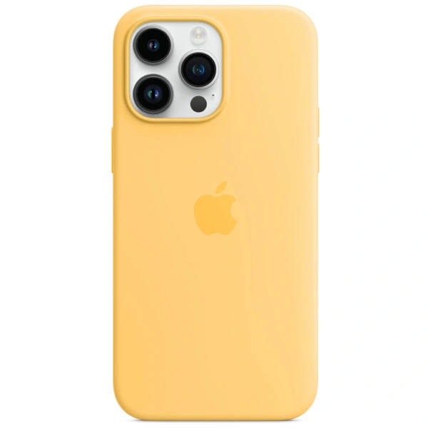 Чехол Apple для iPhone 14 Pro Max Silicone Case with MagSafe (MPU03ZM/A) Sunglow - фото 2