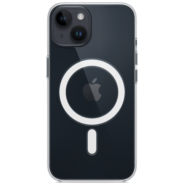 Чехол Apple для iPhone 14 Clear Case with MagSafe (MPU13ZM/A) Прозрачный
