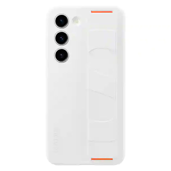 Чехол Samsung для Galaxy S23 Silicone Grip Cover (EF-GS911TWEGRU) White