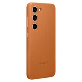 Чехол Samsung для Galaxy S23 Leather Cover (EF-VS911LAEGRU) Camel - фото 2