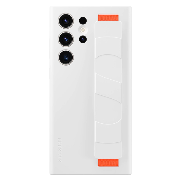 Чехол Samsung для Galaxy S23 Ultra Silicone Grip Cover (EF-GS918TWEGRU) White