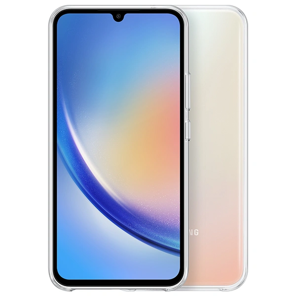 Чехол Samsung для Galaxy A34 Clear Cover (EF-QA346CTEGRU) Transparent - фото 4