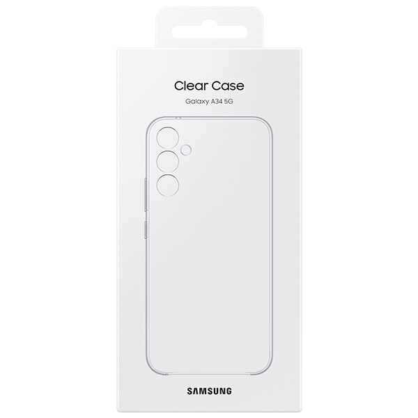 Чехол Samsung для Galaxy A34 Clear Cover (EF-QA346CTEGRU) Transparent