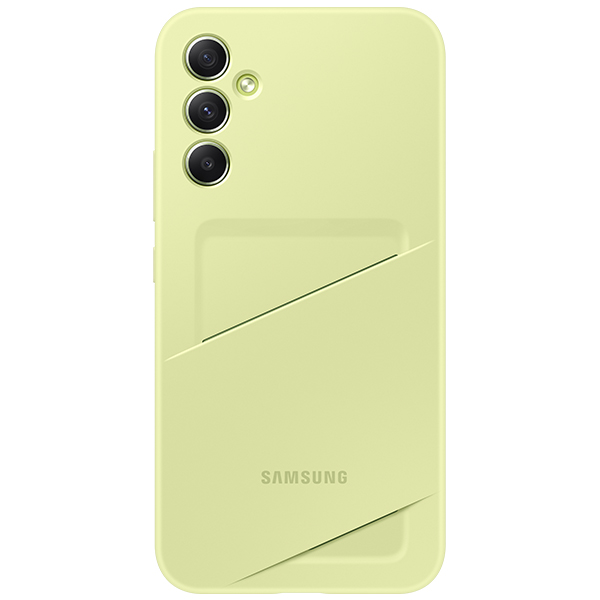 Чехол Samsung для Galaxy A34 Card Slot Cover (EF-OA346TGEGRU) Lime
