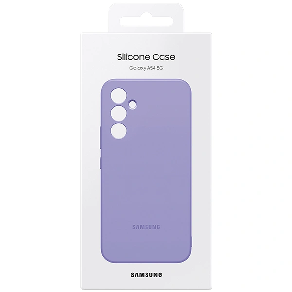 Чехол Samsung для Galaxy A54 Silicone Cover (EF-PA546TVEGRU) Blueberry - фото 7