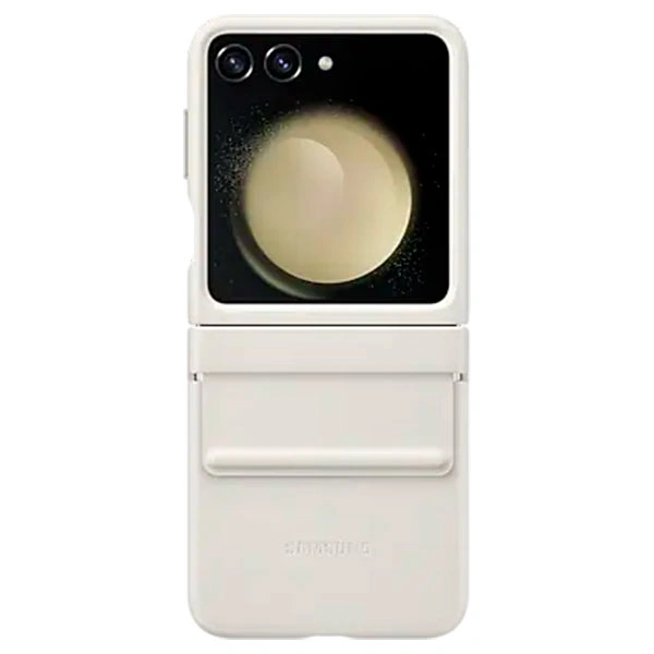 Чехол Samsung для Galaxy Z Flip5 Flap Eco-Leather Case (EF-VF731PUEGRU) Beige