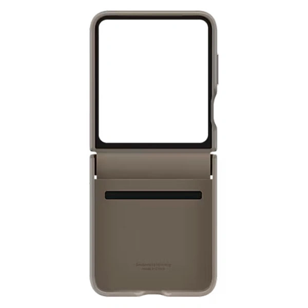 Чехол Samsung для Galaxy Z Flip5 Flap Eco-Leather Case (EF-VF731PAEGRU) Gray - фото 2