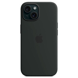 Чехол Apple для iPhone 15 Silicone Case with MagSafe (MT0J3ZM/A) Black - фото 5