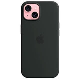 Чехол Apple для iPhone 15 Silicone Case with MagSafe (MT0J3ZM/A) Black - фото 2