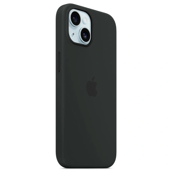 Чехол Apple для iPhone 15 Silicone Case with MagSafe (MT0J3ZM/A) Black - фото 6