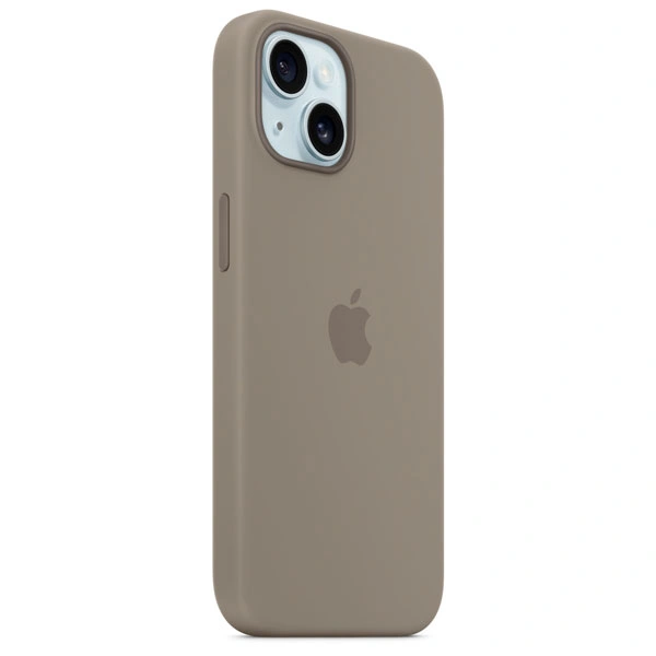 Чехол Apple для iPhone 15 Silicone Case with MagSafe (MT0Q3ZM/A) Clay - фото 6