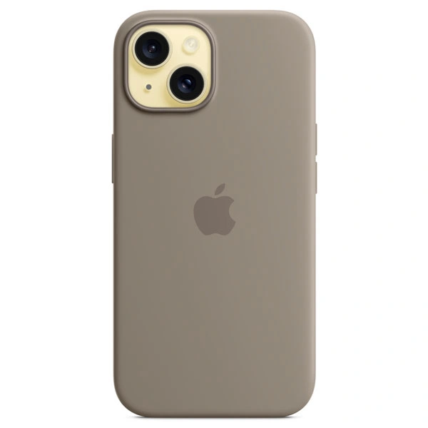Чехол Apple для iPhone 15 Silicone Case with MagSafe (MT0Q3ZM/A) Clay - фото 3