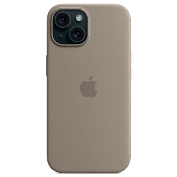 Чехол Apple для iPhone 15 Silicone Case with MagSafe (MT0Q3ZM/A) Clay - фото 5