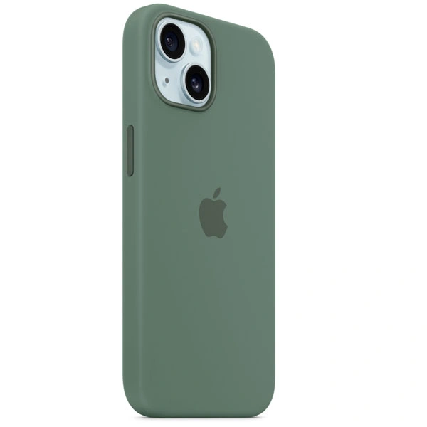 Чехол Apple для iPhone 15 Silicone Case with MagSafe (MT0X3ZM/A) Cypress - фото 6