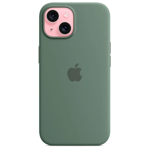 Чехол Apple для iPhone 15 Silicone Case with MagSafe (MT0X3ZM/A) Cypress - фото 2