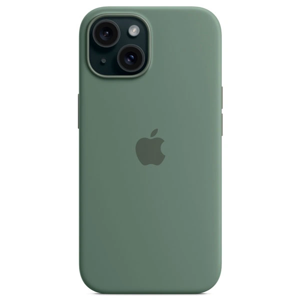 Чехол Apple для iPhone 15 Silicone Case with MagSafe (MT0X3ZM/A) Cypress - фото 5