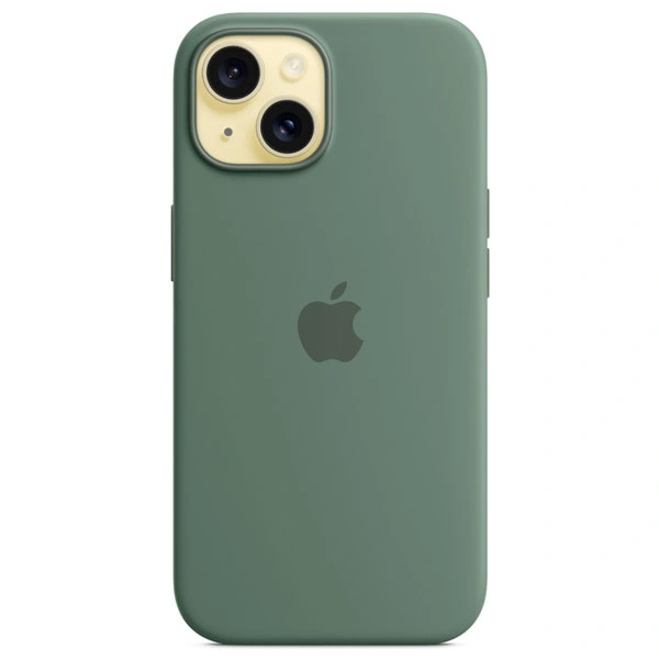 Чехол Apple для iPhone 15 Silicone Case with MagSafe (MT0X3ZM/A) Cypress - фото 3