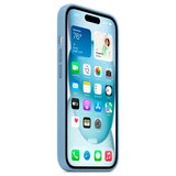 Чехол Apple для iPhone 15 Silicone Case with MagSafe (MT0Y3ZM/A) Winter Blue - фото 7