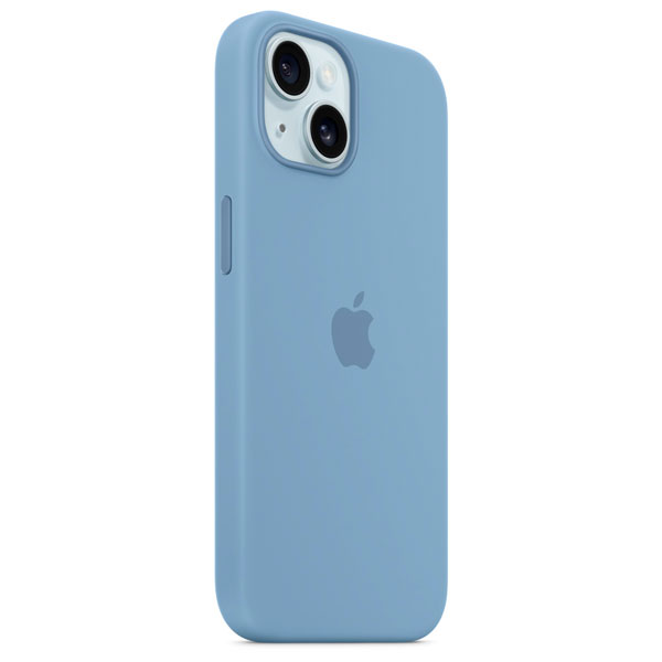 Чехол Apple для iPhone 15 Silicone Case with MagSafe (MT0Y3ZM/A) Winter Blue