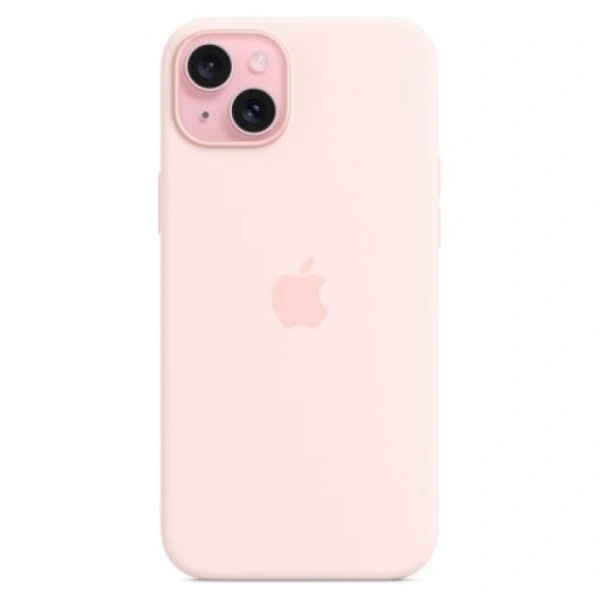 Чехол Apple для iPhone 15 Plus Silicone Case with MagSafe (MT143ZM/A) Light Pink 