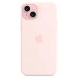 Чехол Apple для iPhone 15 Plus Silicone Case with MagSafe (MT143ZM/A) Light Pink 