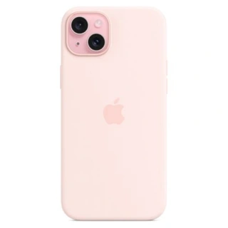 Чехол Apple для iPhone 15 Plus Silicone Case with MagSafe (MT143ZM/A) Light Pink 