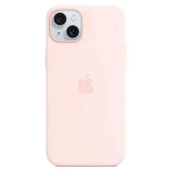 Чехол Apple для iPhone 15 Plus Silicone Case with MagSafe (MT143ZM/A) Light Pink  - фото 5