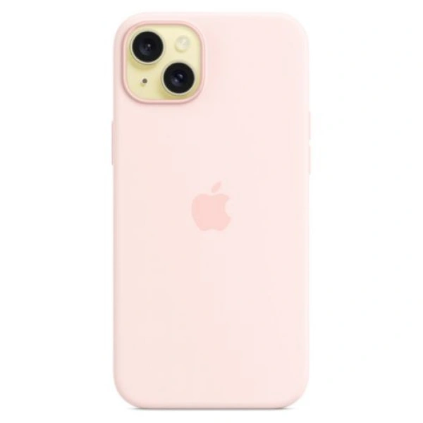 Чехол Apple для iPhone 15 Plus Silicone Case with MagSafe (MT143ZM/A) Light Pink  - фото 2