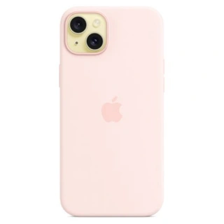 Чехол Apple для iPhone 15 Plus Silicone Case with MagSafe (MT143ZM/A) Light Pink 