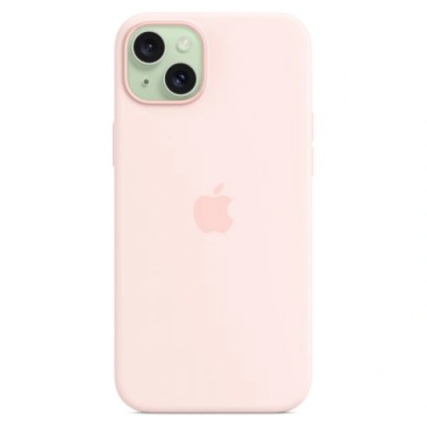 Чехол Apple для iPhone 15 Plus Silicone Case with MagSafe (MT143ZM/A) Light Pink  - фото 3