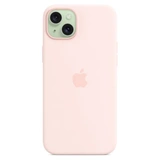 Чехол Apple для iPhone 15 Plus Silicone Case with MagSafe (MT143ZM/A) Light Pink  - фото 3