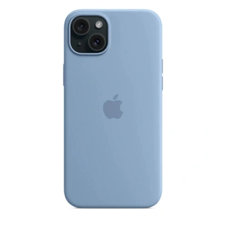 Чехол Apple для iPhone 15 Plus Silicone Case with MagSafe (MT193ZM/A) Winter Blue 