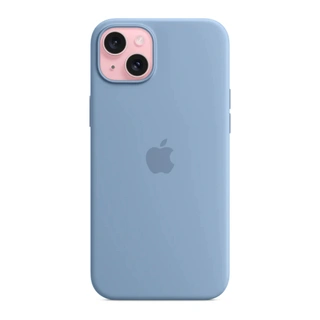 Чехол Apple для iPhone 15 Plus Silicone Case with MagSafe (MT193ZM/A) Winter Blue 