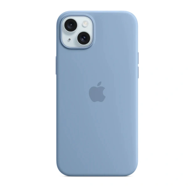 Чехол Apple для iPhone 15 Plus Silicone Case with MagSafe (MT193ZM/A) Winter Blue 
