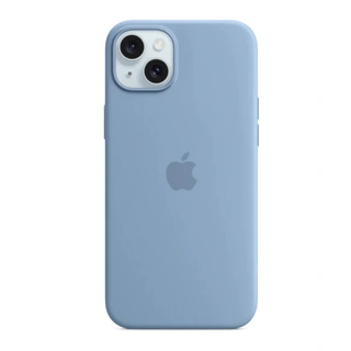Чехол Apple для iPhone 15 Plus Silicone Case with MagSafe (MT193ZM/A) Winter Blue 