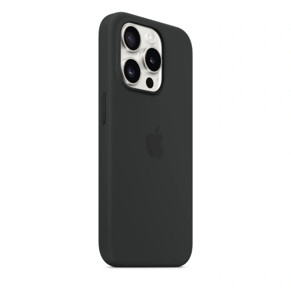 Чехол Apple для iPhone 15 Pro Silicone Case with MagSafe (MT1A3ZM/A) Black - фото 5