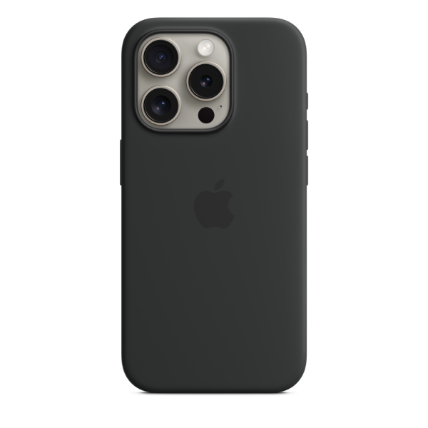 Чехол Apple для iPhone 15 Pro Silicone Case with MagSafe (MT1A3ZM/A) Black 