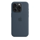 Чехол Apple для iPhone 15 Pro Silicone Case with MagSafe (MT1D3ZM/A) Storm Blue - фото 4