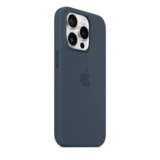 Чехол Apple для iPhone 15 Pro Silicone Case with MagSafe (MT1D3ZM/A) Storm Blue - фото 5