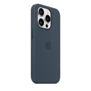 Чехол Apple для iPhone 15 Pro Silicone Case with MagSafe (MT1D3ZM/A) Storm Blue