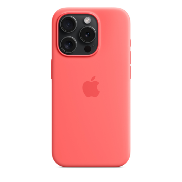 Чехол Apple для iPhone 15 Pro Silicone Case with MagSafe (MT1G3ZM/A) Guava 