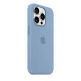 Чехол Apple для iPhone 15 Pro Silicone Case with MagSafe (MT1L3ZM/A) Winter Blue - фото 5